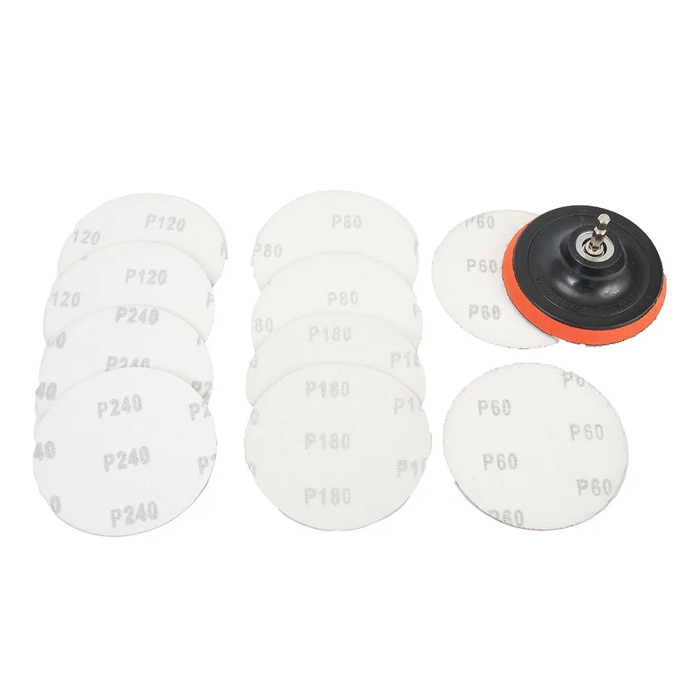 

10pcs 4inch Sanding Discs 100mm Hook&Loop Sandpaper With Backing Pad M10 Set For Metal Plastic Aluminium Wood Tool Parts