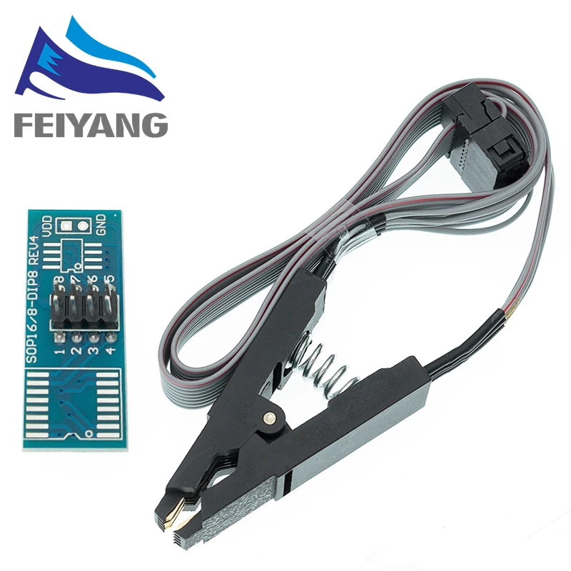 1PCS CH341A 24 25 Serie EEPROM Flash BIOS USB Programmierer Modul + SOIC8 SOP8 Test Clip Für EEPROM 93CXX / 25CXX / 24CXX – Detail 9
