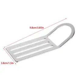 316 Stainless Steel Scuba Diving Weight Belt Keeper with D - Ring Retainer (One size)