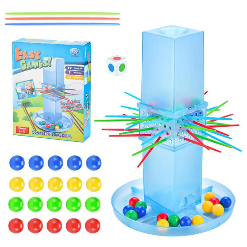 Tirando Il Gioco Del Bastone Classico Gioco Da Tavolo Per Bambini Con Unità Di Gioco A Forma Di Pagoda Divertenti Giochi Con Bastoncini Di Perline E P