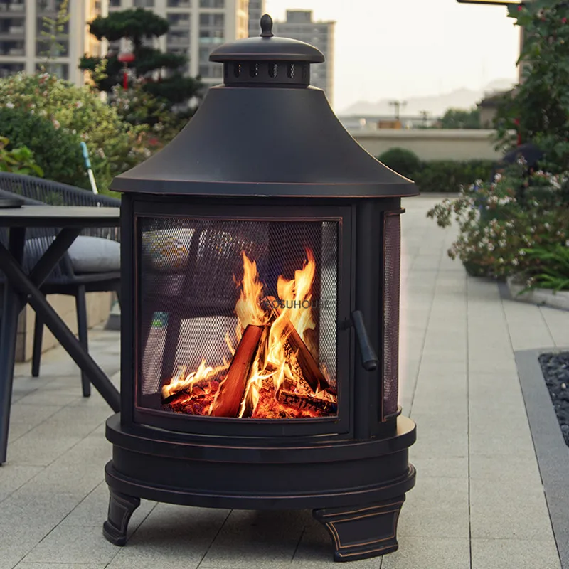 Europe Outdoor Garden Fire Pits Heating Stove Outdoor Courtyard Heating  Stove Oven for Household Balcony Terrace Bonfire Stove - AliExpress