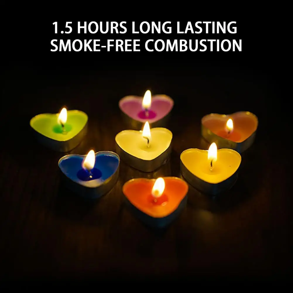 50Pcs Tealight Candle  Convenient Home Supplier Decor Birthday Candle  Small Size Birthday Candle