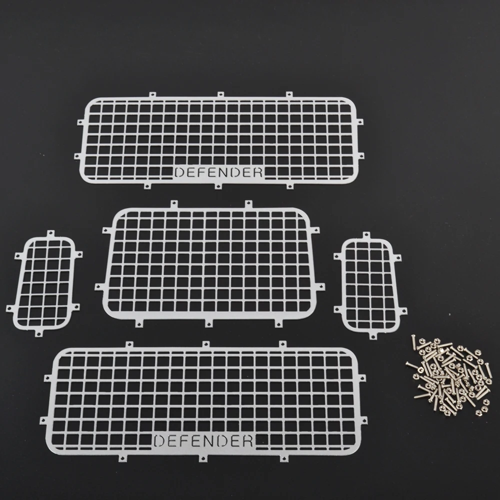 Metal Window Mesh Protective Net for Traxxas TRX4 Defender 1/10 RC Crawler Car |