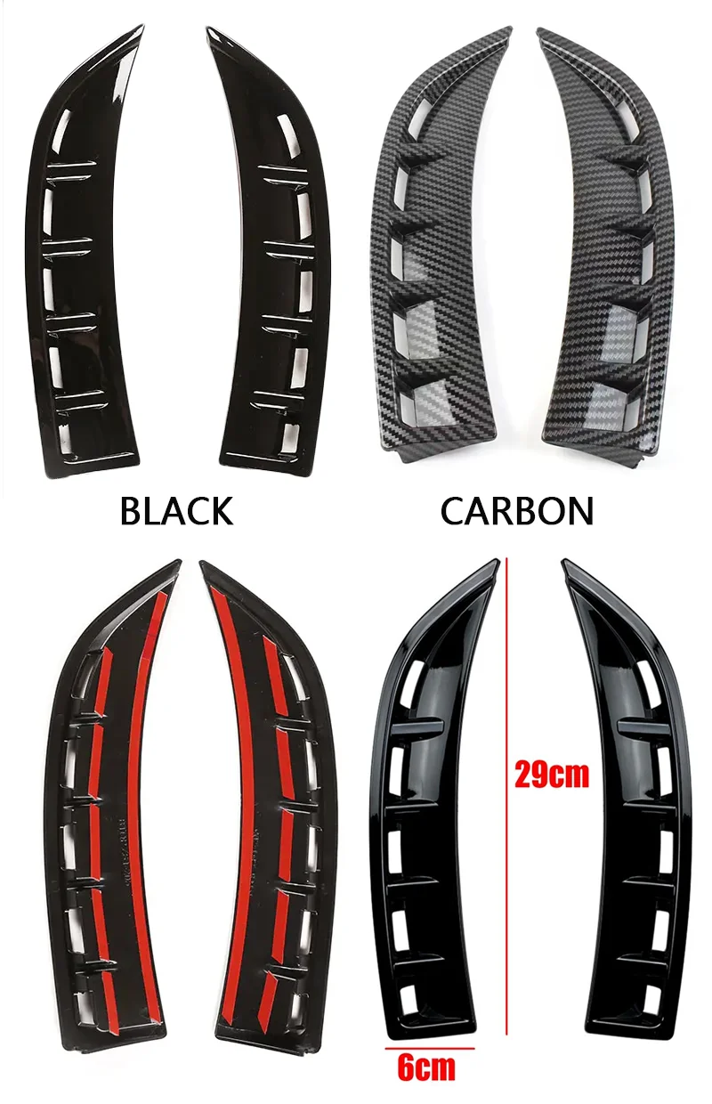 Für Mercedes Benz Zubehör CLA C118 CLA250 CLA35 2020+ Vorderrad Stoßstange Canard Side Vent Hood Fender Abdeckung – Detail 4