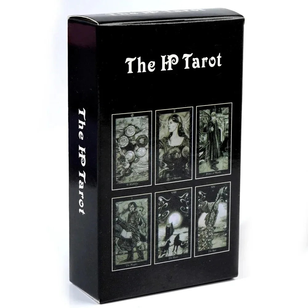 

2023 New 78pcs HP Tarot Tarot Cards for Divination Fate English Board Games Playing Cards Party Witchcraft Supplies for Altar