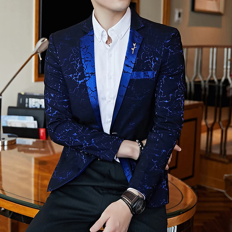 Luxury Party Prom Blazer Shinny Yarn 