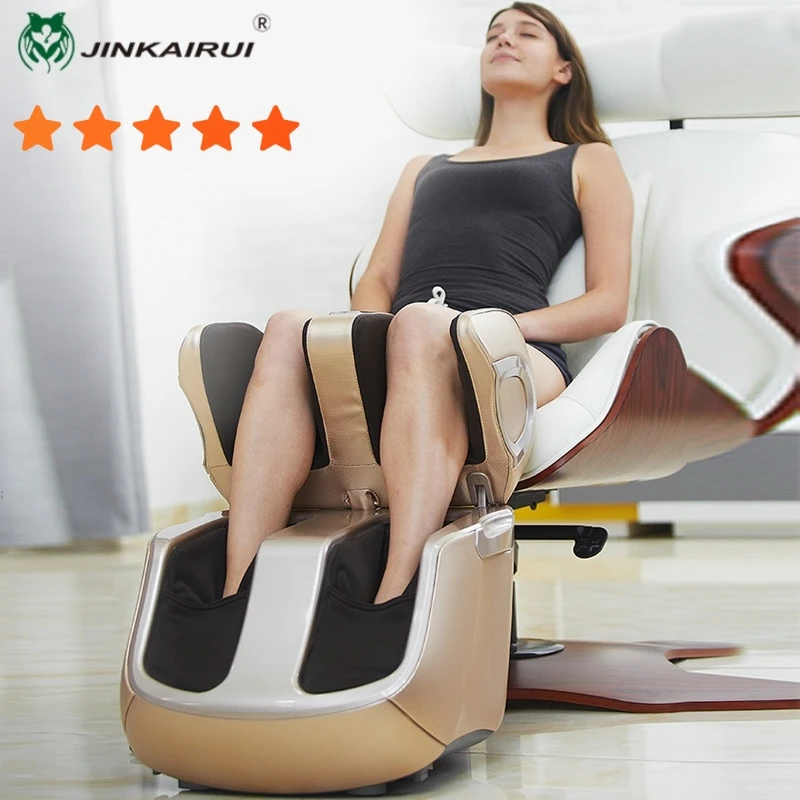 Jinkairui Electric Knee Foot Massager Airbags Heat Leg Calf Shiatsu