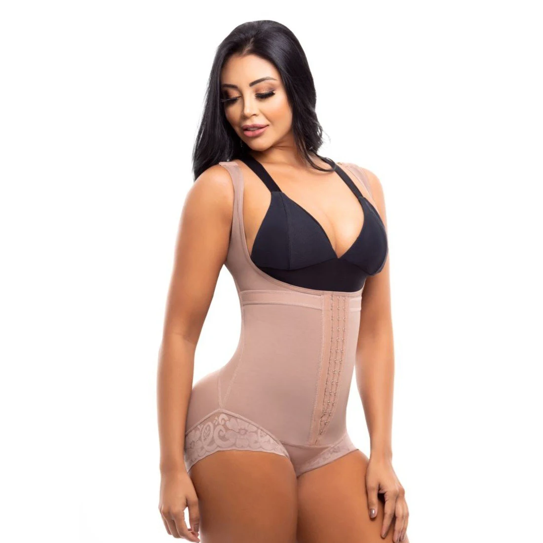 

Fajas Colombianas Tummy Control Postpartum Bodysuit Postpartum and Post Surgical Girdle Daily Use Shapewear Lace Padded Control