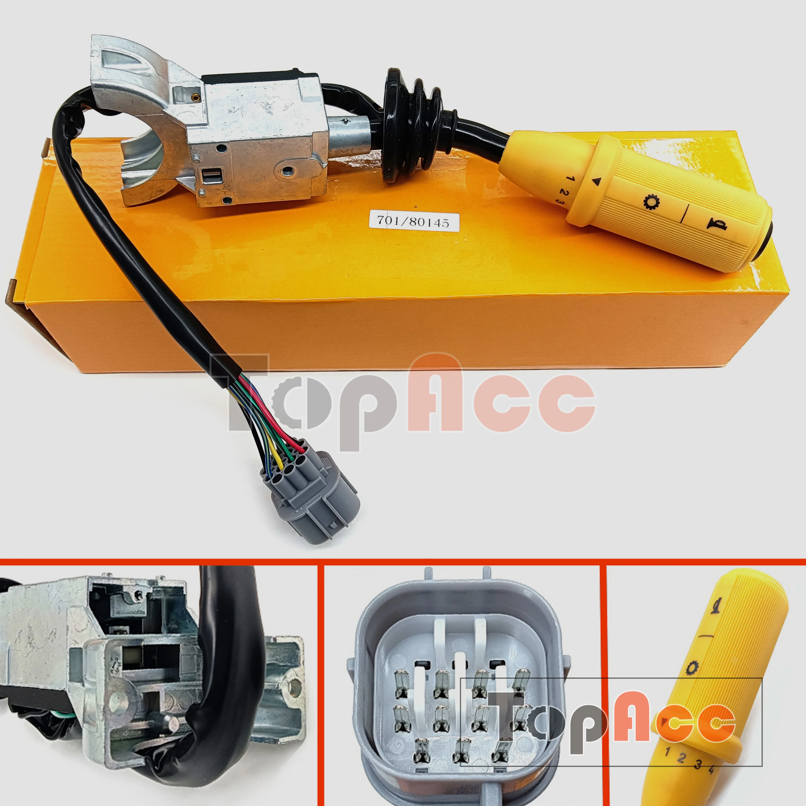 New 701/80145 701-80145 Forward & Reverse Shuttle Lever Switch For JCB 3CX 4CX Column Switch 70180145