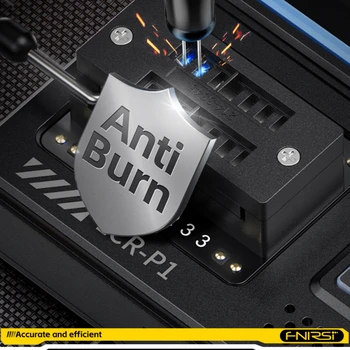 FNIRSI LCR-P1 Tester di Transistor, Multimetro per Diodi, Triodi, Capacità, Resistenza, Misuratore ESR MOSFET IR Multifunzione Anti-Bruciatura