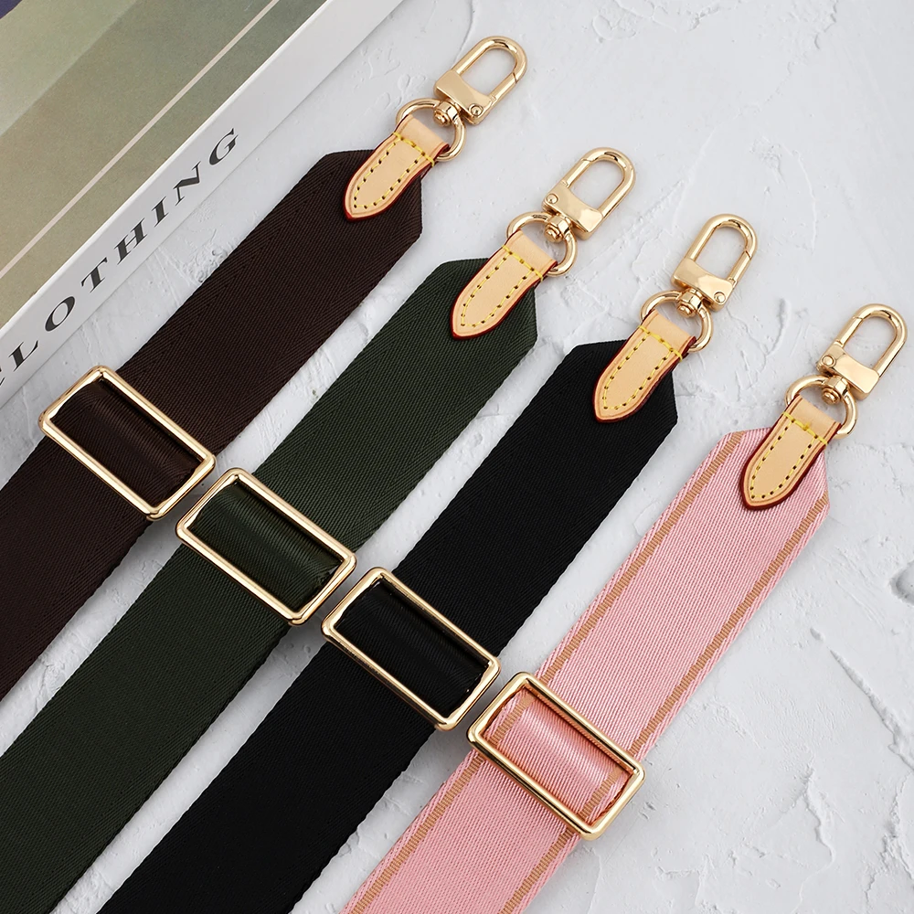 70-110cm Adjustable Canvas Bag Strap Crossbody Coin Purse Cow