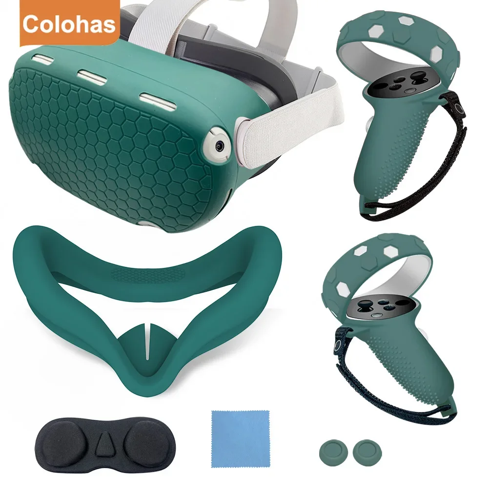 

6 шт./упаковка, силиконовые защитные чехлы для Oculus Quest 2