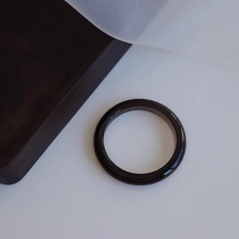 

Улучшенный ледяной коричневый коллекционный класс ледяной обсидиановый браслет Чистый натуральный мужской и женский парный