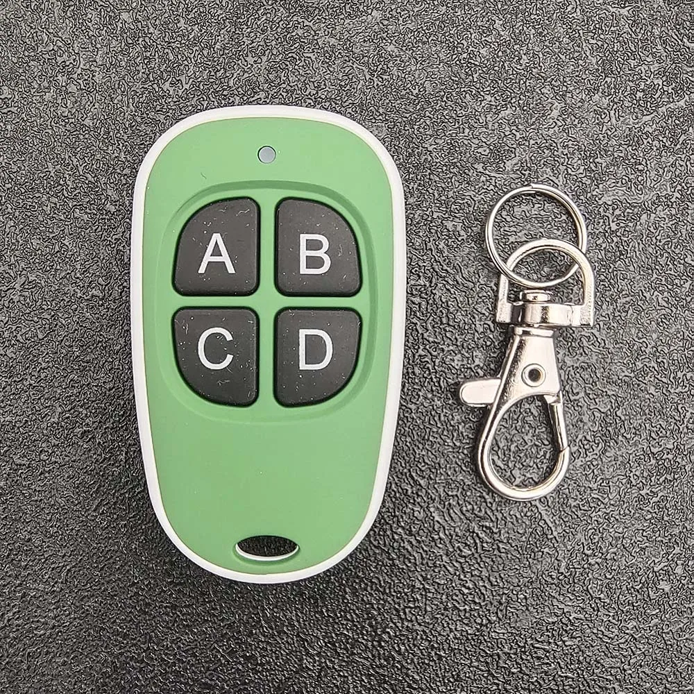 6 colors Hot Wireless 433Mhz Remote Control Copy Code Remote 4 Channel Electric Cloning Gate Garage Door Auto Keychain
