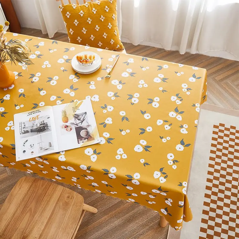 

A304tablecloth waterproof and oil-proof no-wash ins internet celebrity desktop dining table tablecloth coffee table mat rectangu