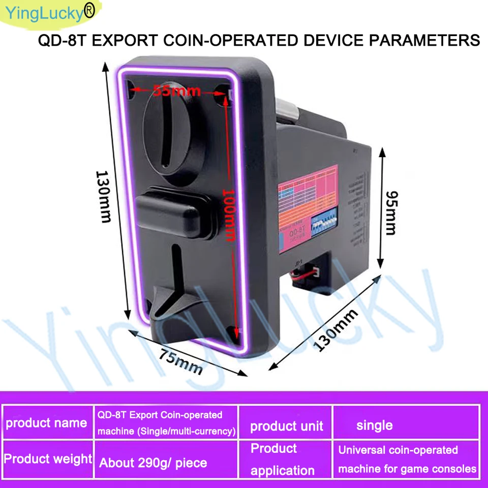 プログラム可能なプラスチックアーケードエクスプローラー、電子セレクターメカニズム、自動販売機、コイン管理器、QD-8T - AliExpress