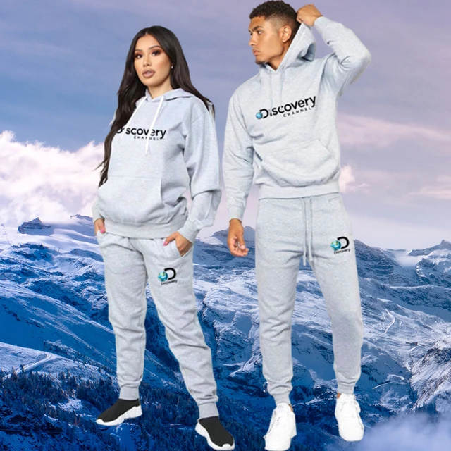 Men's Fashion Printing Couple Hoodies Sweatshirt + Sweatpants Suit Winter  Thick Warm Fleece Tracksuit Sets Hooded Sports Clothes - AliExpress