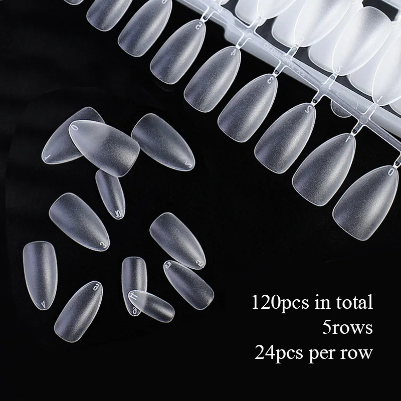 Nail Extension Press on Nails Coffin Nail Tips Clear Full Cover Long Fake Nails Artificial Press on Long Ballerinas 120pcs fake nails,nail tips,false nails,false nail tips