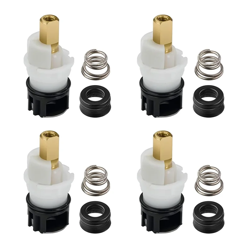 A52Q-RP25513 Faucet Stem 4Set Replacement RP24096 Cartridge& RP4993 Seat For Delta Two Handle Faucet Repair Kit