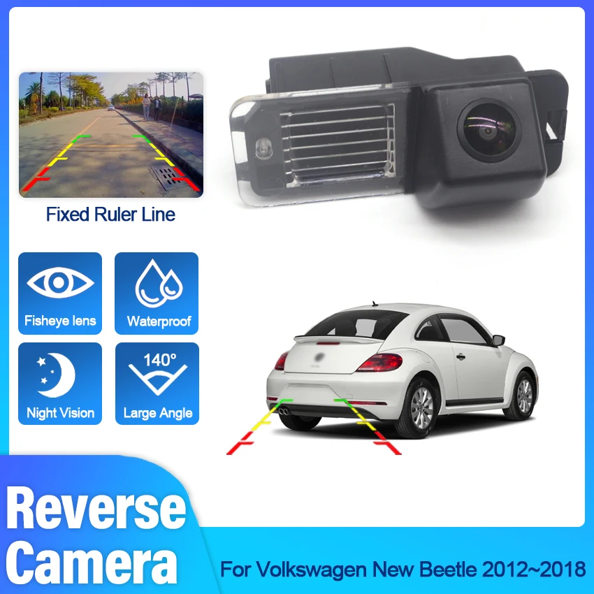 

Rear View Camera For Volkswagen New Beetle 2012~2016 2017 2018 CCD Night Vision Reverse Backup Camera license plat Camera