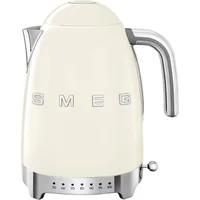 50's Retro 7 Cup Stainless Steel Variable Temperature Electric Kettle with 7 Temperature Settings, Led Display, Swivel Base 1