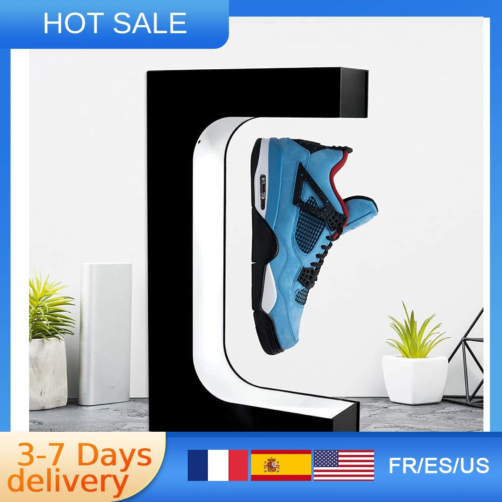 Soporte Magnético Levitante Giratorio 360° - Capacidad 300g, Enchufe Europeo, Ideal Para Exhibir Objetos O Como Regalo Tecnológico