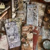 TIANZI 20 Pcs Long Material paper Vintage Edge material Floral Pattern Retro Paper For Scrapbooking Diary Journal Planner 3