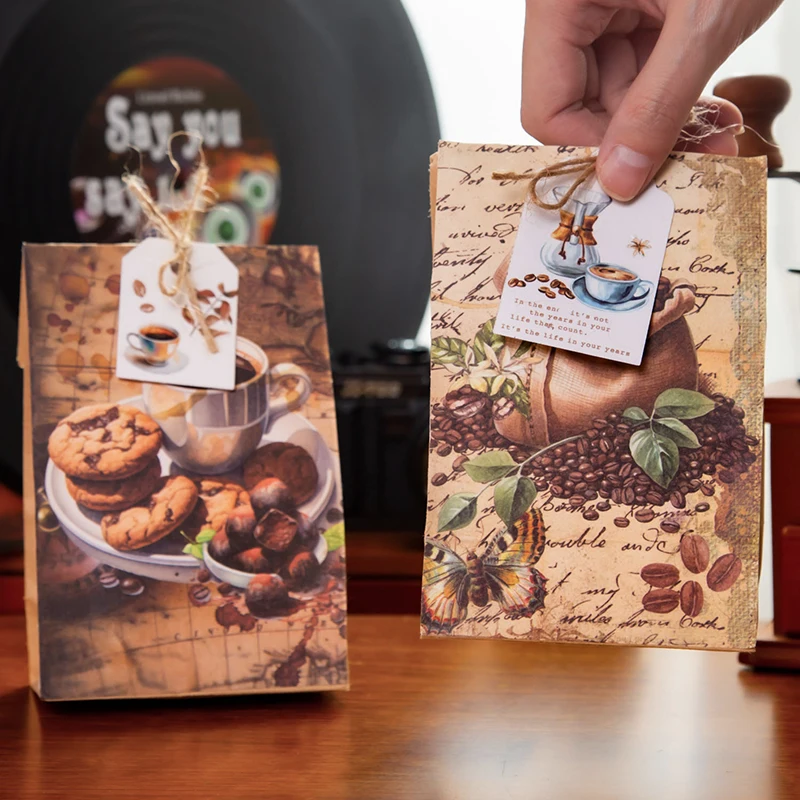 Yoofun 30pcs/lot Coffee Theme Scrapbooking Material Paper Decor Paper DIY Journaling Collage Stationery Background Paper 3