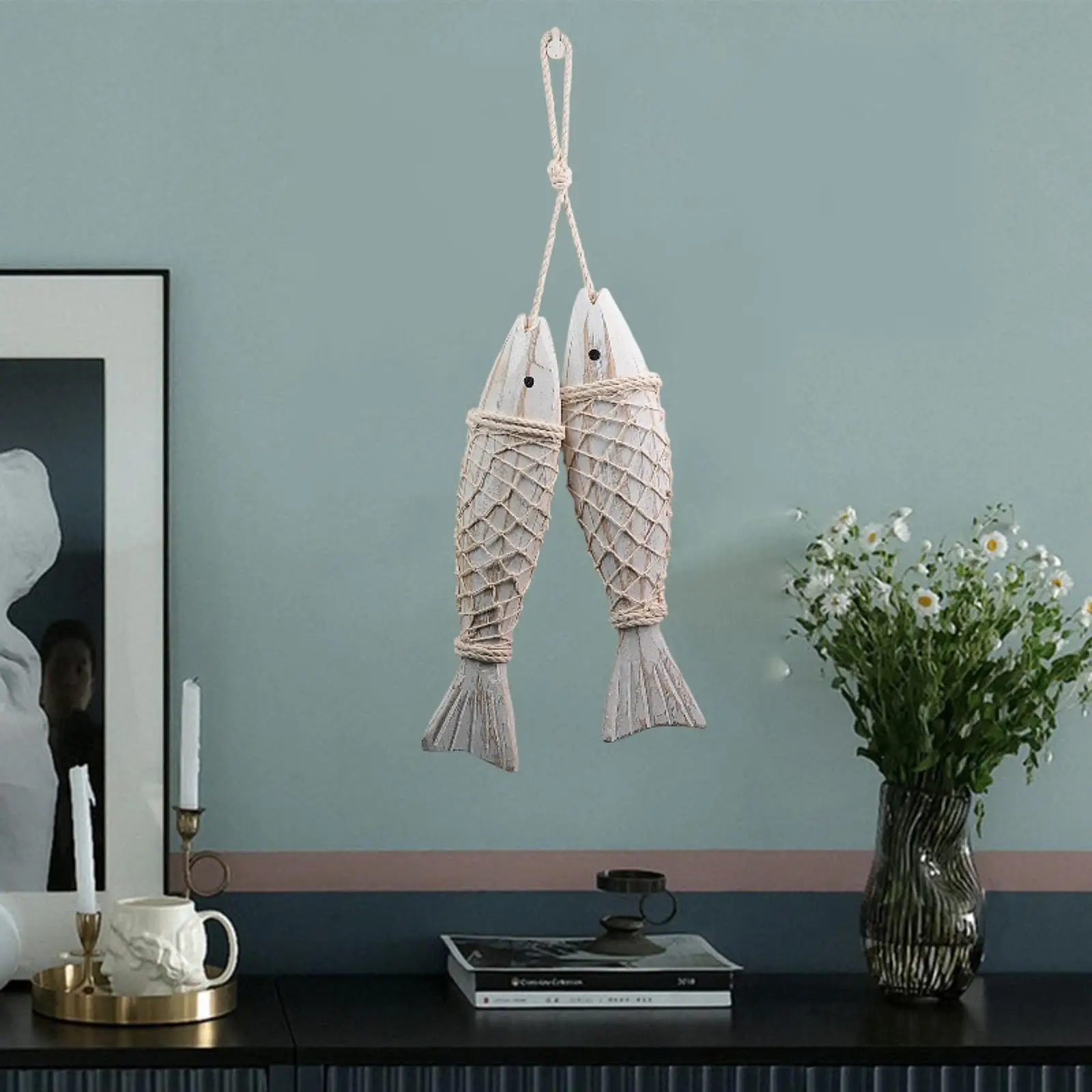 Wood Fish Decor Home Decor Wooden Fish Wall Hanging Ornament for Wall Home Wood Fish Decor Home Decor Wooden Fish Wall Hanging Ornament for Wall Home