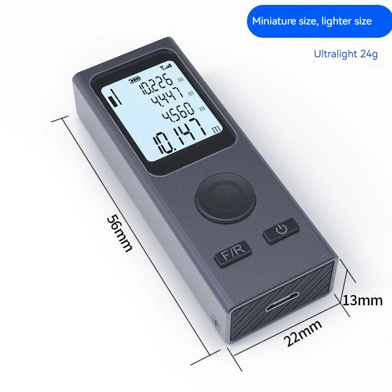 

Intelligent Laser Rangefinder, 40M 50M Digital Mini Usb Rechargeable Rangefinder, with Electronic Level, Can Measure Angle