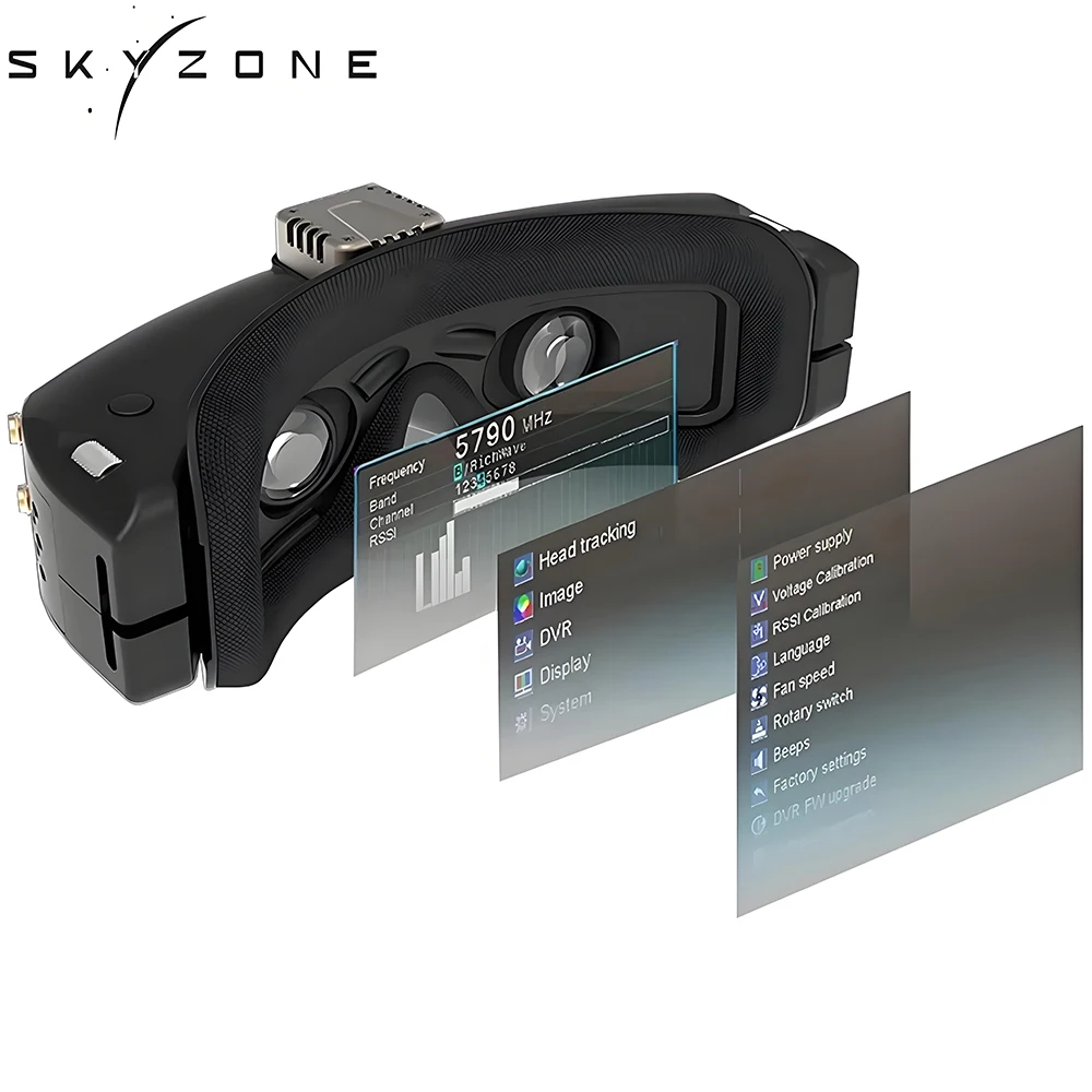 SKYZONE SKY04O Pro SKY04OPro 5,8 ГГц 48-канальные OLED очки FPV 1920*1080 для RC Drone UAV thumbnail 6