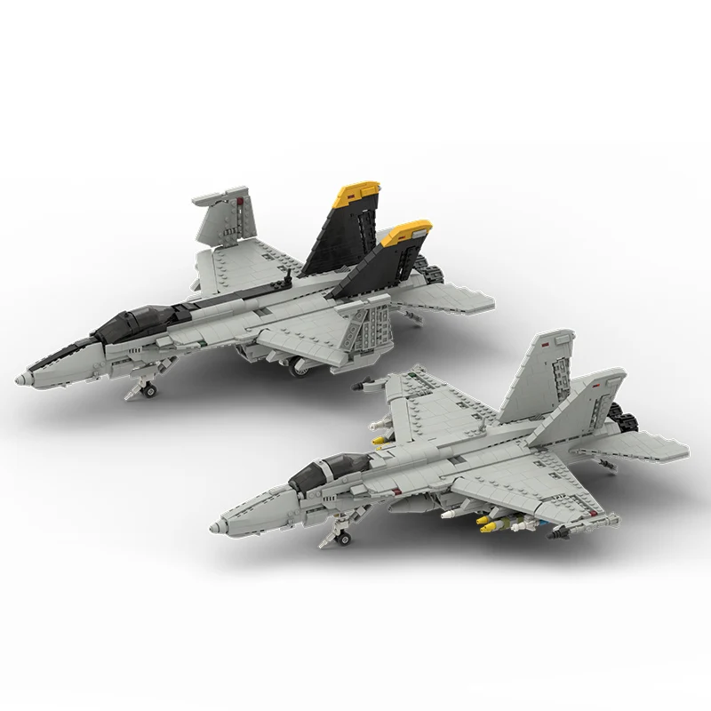 

NEW1439PCS WW2 Military MOC Boeing F/A-18F SUPER HORNETModel DIY creative ideas high-tech Children Toy Gift Fighter Plane Blocks