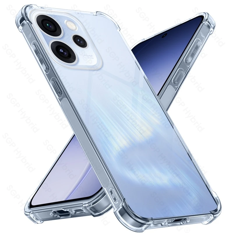 Ultra-Thin Shockproof Silicone Soft Case - Clear Luxury Slim Back Cover