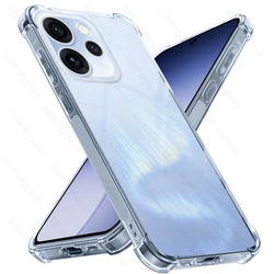 Ultra - Thin Shockproof Silicone Soft Case - Clear Luxury Slim Back Cover for Reno15 Pro 5G (Transparent)