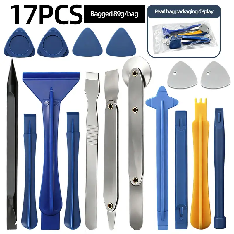 15 Piece Spudger Tool Metal Pry Tool Kit Ultra-Thin Laptop Repair Kit Prying Tools Cell Phone Repair Tools Kits High Quality image 7