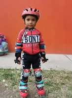 BONT Skating Kids Jumpsuit Ciclismo Child Team Inline Skating Practice Skinsuit Racing Fast Speed Inline Roller Skate Clothing 2
