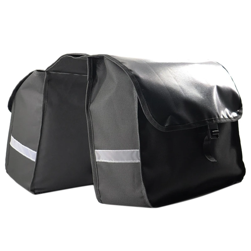 

Bike Pannier Bags Waterproof Bicycle Rear Seat Trunk Panniers With Reflective Stripe Cycling Accessories