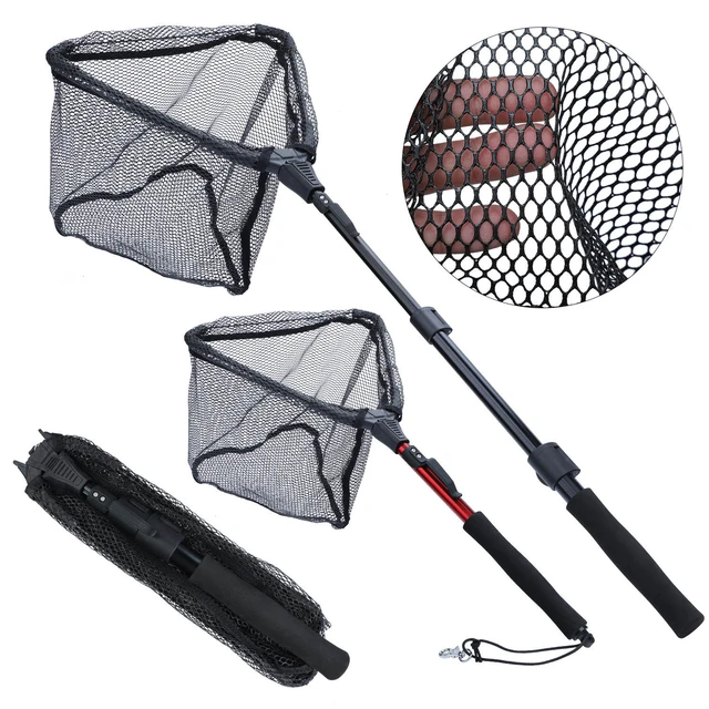 Landing Net Fly Fishing Pole, Landing Net Fishing Folding