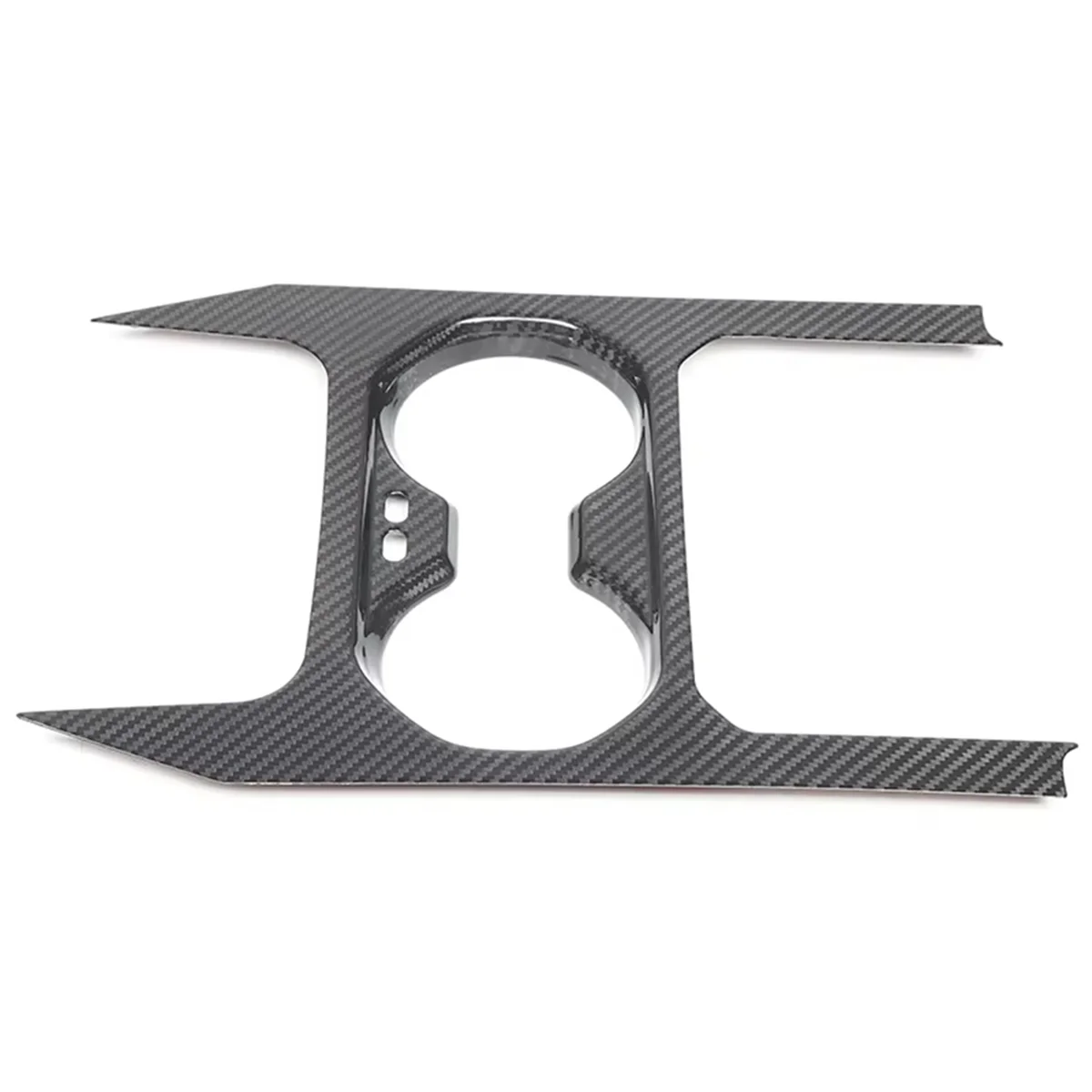 For 5 Series G60 Real Carbon Fiber Car Center Console Water Cup Holder Frame Cover Trim Accessories