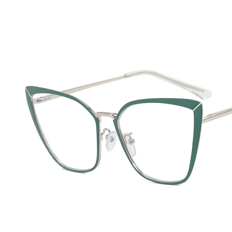 Big Riangular Cat Eyes Frame Clear Lens Glasses Simple Myopia Nerd Spectacles Degree -0.5 -1.0 -2.0 -3.0 -4.0 to -6.0 5
