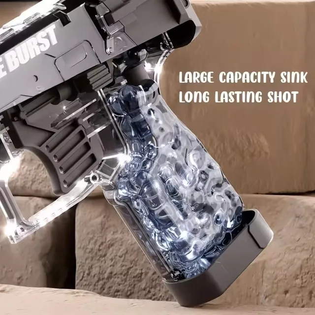 Portable Children Water Gun Manual Ice Burst Automatic Reloading Waterguns Summer Outdoor Pool Garden Fight Games Toys for Kids 5