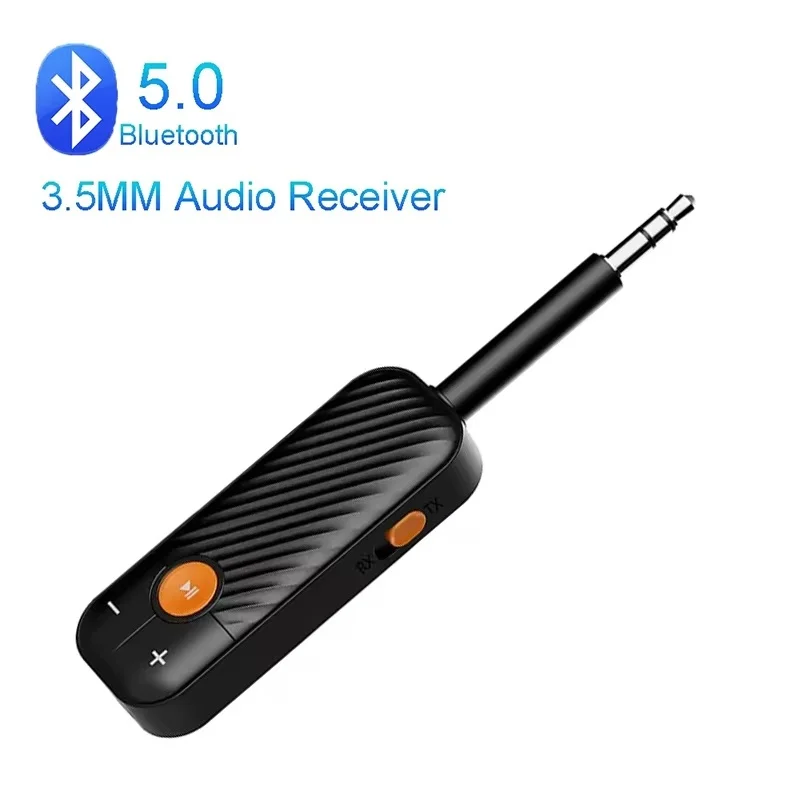 Wireless HiFi Stereo Bluetooth Audio Adapter with Mic and 3.5mm AUX