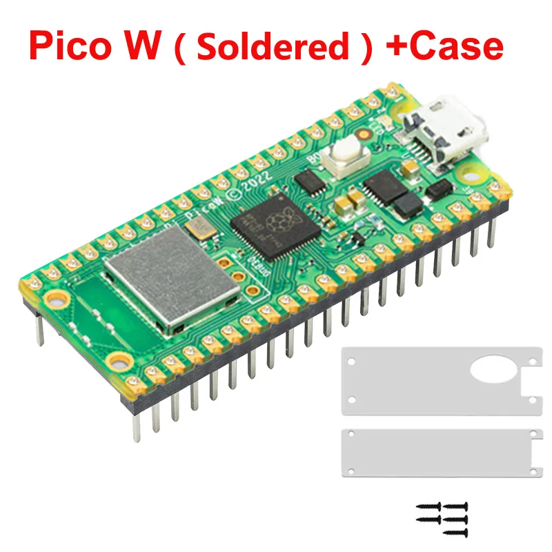 Raspberry pi Pico ou Pico w com Kit Estojo Acrílico