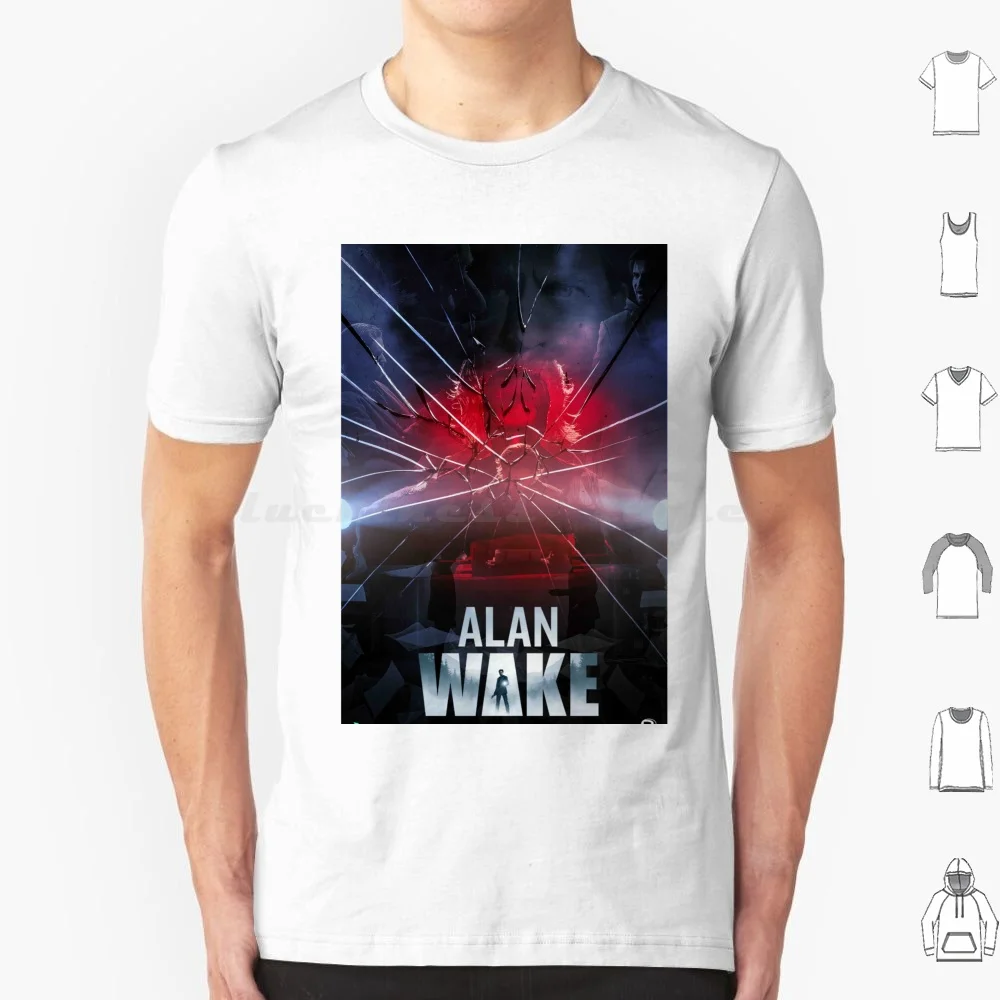 Alan Wake T Shirt Uomo Donna Bambini 6Xl Alan Wake Control Ufficio Federale Di Controllo Rimedio Gioco Jesse Faden Gioco Di Controllo Horror