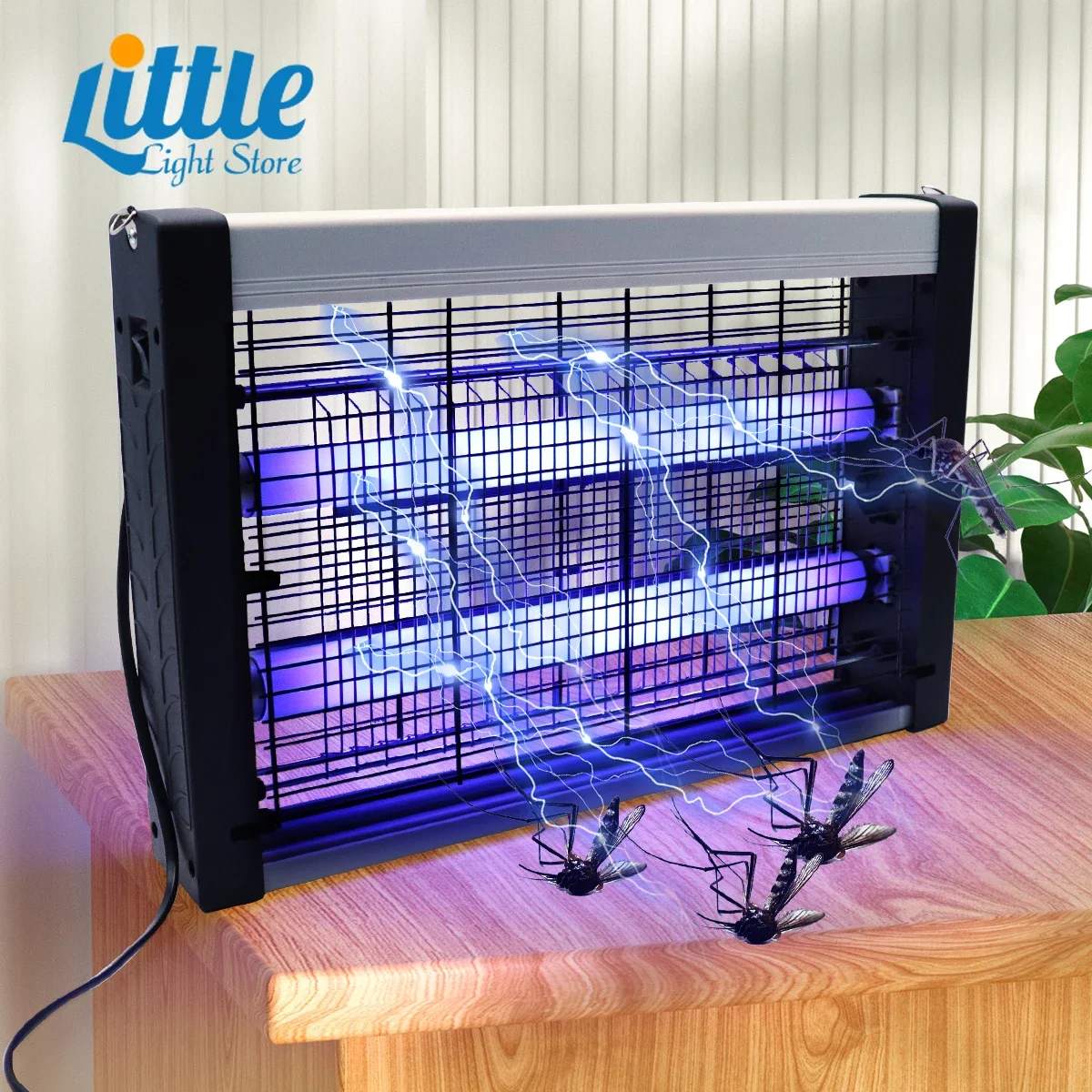 Wall Mounted Electric Mosquito Killer Lamp Fly Insect Trap Lamp Bug Zapper  Noiseless Mosquito Insect Killer for Home Outdoor - AliExpress