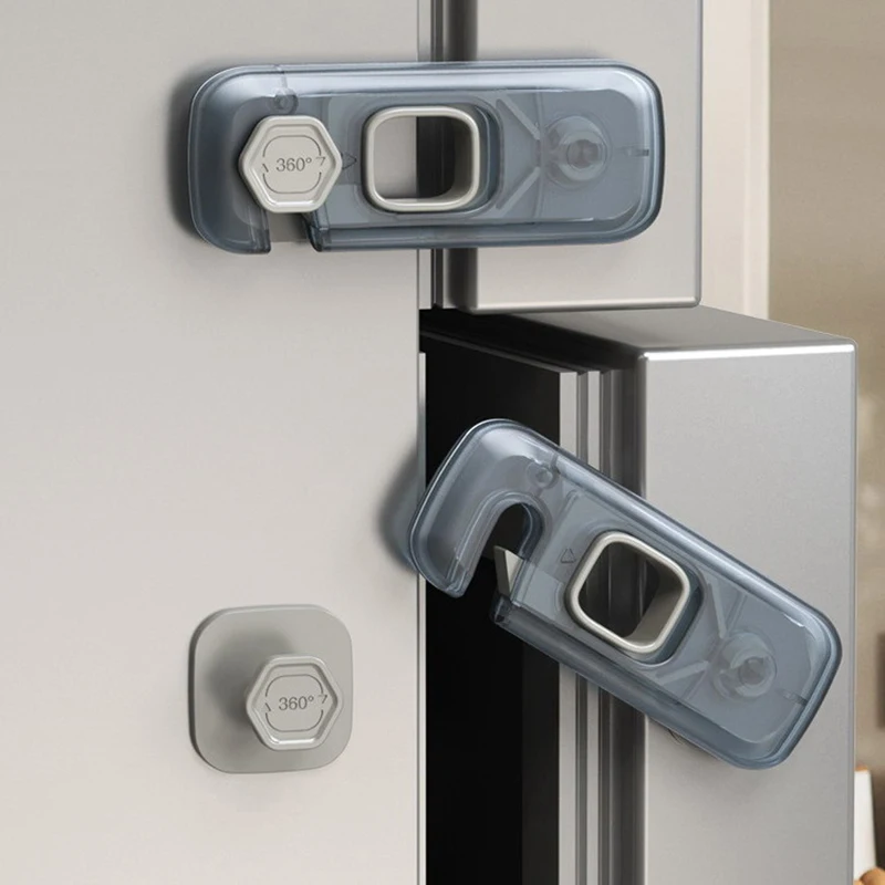 1Pc Home Refrigerator Lock Fridge Freezer Door Catch Lock Toddler Kids Child Cabinet Safety For Baby Safety Child cabinet lock child lock refrigerator lock safety lock refrigerator door lock