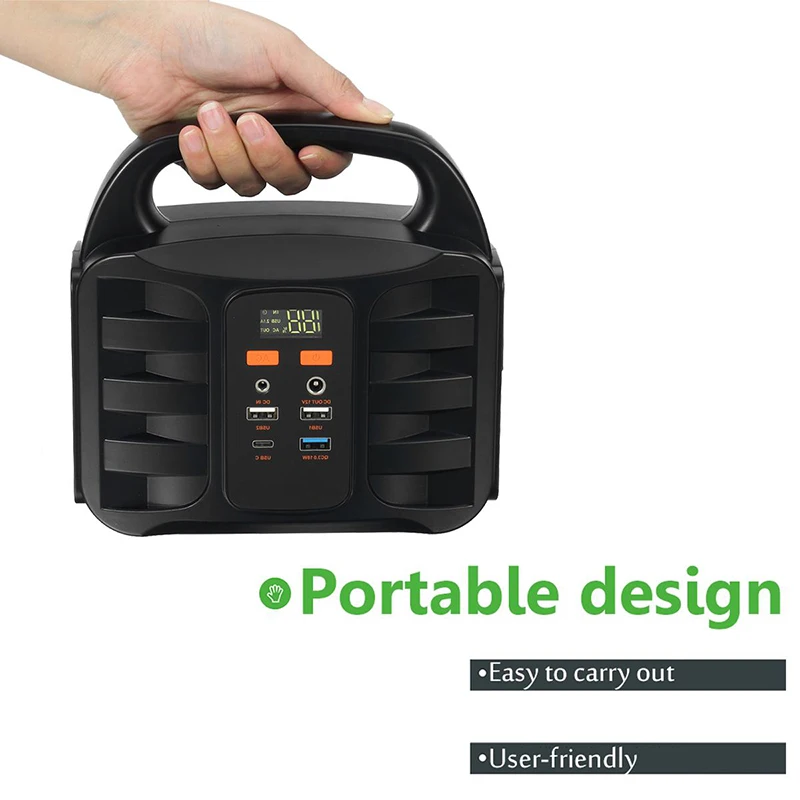 Laptop Power Bank Ups Battery 100000Mah Portable Charger Solar Home