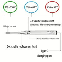 USB 5V 8W Soldering Iron Tool Pen DIY Welding Pen Without Cable, Home Outdoor Convenient Welding Repair Tool Set - Image 5