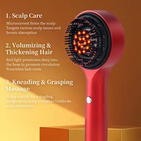 Electric Scalp Massager Red Light Hair Oil Applicator Waterproof Hair Growth Brush Handle for Scalp Soothing 2