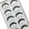 New 28 Style 5 Pairs Natural Mink False Eyelashes Makeup Eyelash Extension Fake Eye Lashes Faux Cils Make Up Beauty Cilios 4